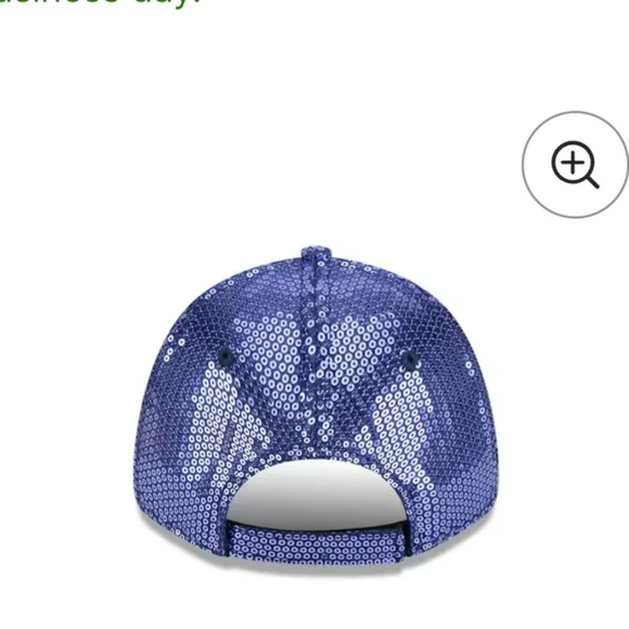 NFL Blue Sequin Dallas Cowboys  Hat. Like New Only Used Once. - Picture 4 of 5